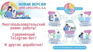 АРМ "Ресурс" с многопользовательским режимом работы