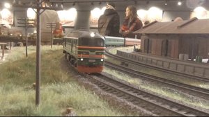 ВДНХ. Выставка железнодорожная модель.