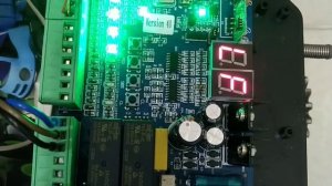 Ремонт ASL 500, Настройка двигателя для откатные ворот.