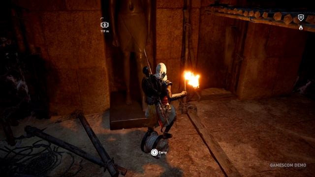 Assassin's Creed: Origins - ЗАЛЕЗ В ПИРАМИДУ.. Что будет если ЗАЛЕЗТЬ ВНУТРЬ? смотреть онлайн