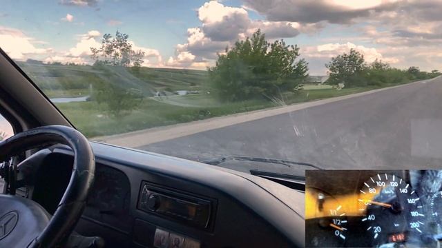 Мерседес Спринтер 1995 года 2.3 дизель максимальная скорость. Разгон Mercedes Benz Sprinter. смотреть онлайн