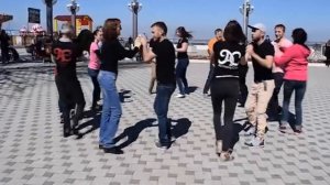 International Rueda Flashmob Anapa Russia April 1,2017