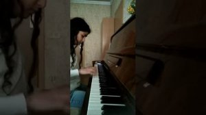 Роберт  Шуман. Детская соната Соль мажор 1 ч.  Исполняет  Лилит Мирзаханян