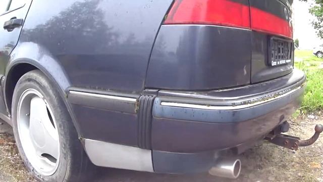 Заброшенный SAAB 9000. СААБ