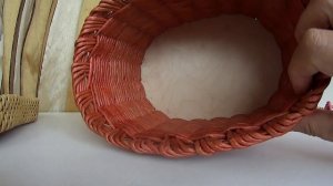 Мое летнее плетение из бумажной лозы