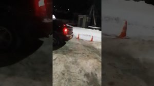 заезд в гараж задним ходом Экзамен в ГБДД