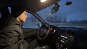 Лада Грант в  30 мороза  Тест Драйв