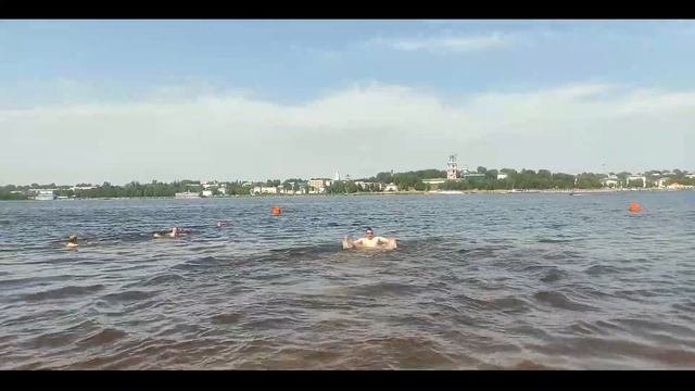 Отдых на лучшем пляже Костромы.