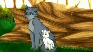 Коты-воители/Синяя Звезда, Белогривка, Остролап и Жёлудь/Клип/Сын Луны