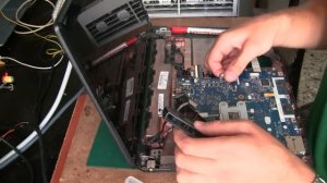 Emachines E442 не включается (нет индикации), диагностика прогревом.  Северный мост 216-0752001