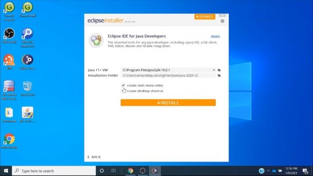 How To Install Eclipse On Windows 10 | Eclipse Kaise Install Kare | Java Tutorial For Beginners |C.