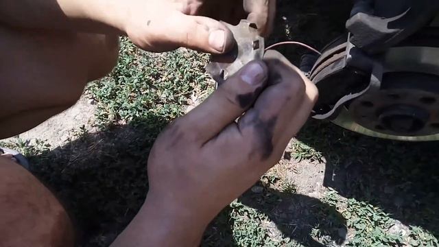 Замена тормозных колодок! Опель Корса! Brake pad replacement! Opel Corsa!