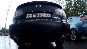Прямой выхлоп Mazda 6 MPS