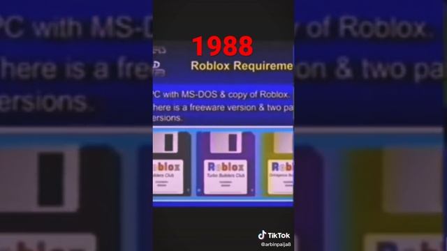 Roblox created in 1988 #roblox #shorts смотреть онлайн