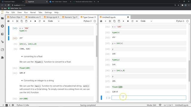 Python Tutorial For Beginners | Type Conversion In Python | Python Numeric Data Types | SimpliCode
