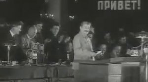 Живое выступление Сталина (~ 1935 год)