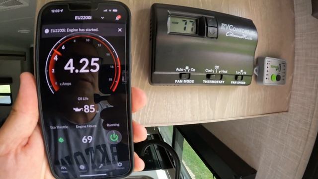 Appliance Amperage test, Rockwood Minilite, Honda EU2200I Generator #rvlife #vanlife #rockwood #cam