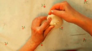 537.Куклы из капрона. Носик из капрона. Как сделать маленький носик для куклы из капрона.