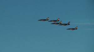 Реактивные самолёты над Верхней Пышмой 09 мая 2023.