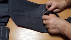 Как правильно подшить брюки. Пошаговый МК.mp4
