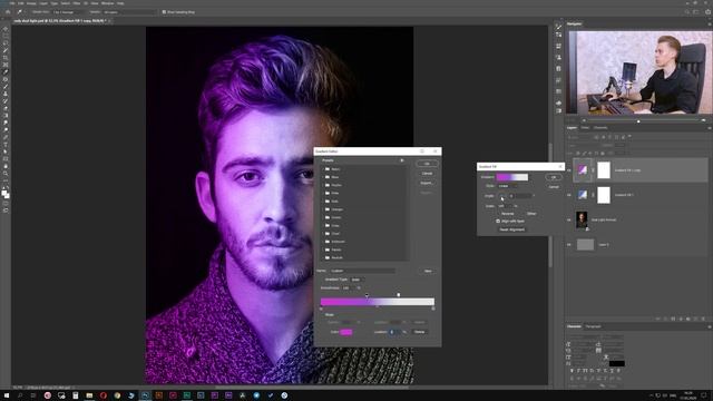 ? ДВОЙНОЙ СВЕТ В ФОТОШОПЕ | Делаем эффект свечения!