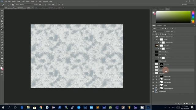 Create a Falling Snow Winter Effect - Photoshop Tutorial смотреть онлайн