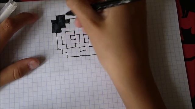 рисуем по клеточкам ( панда ) смотреть онлайн