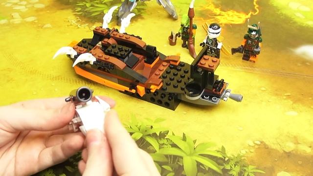 Lego Ninjago 70603 Дирижабль штурмовик быстрая сборка смотреть онлайн