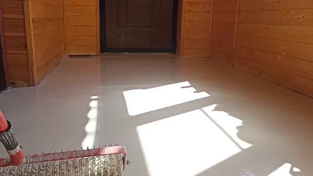 Do-it-yourself self-leveling floor and laying linoleum in 1080p 60fps. Surface preparation. Leveler смотреть онлайн