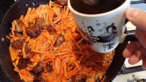Узбекский плов с говядиной дома