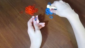 "Плетение из резинок браслеты из резинок Коса русалки".