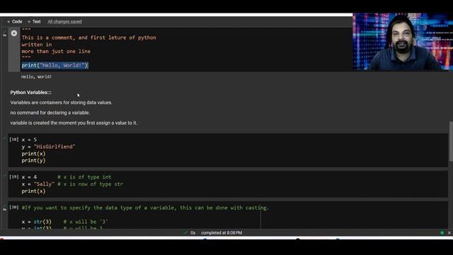 Python for Beginners : Hands-on python Comments and Variables !