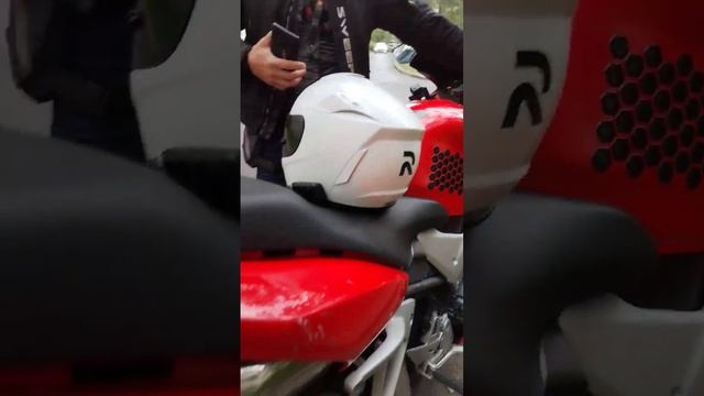 Выхлоп Хонда ВФР 800/Exhaust sound of Honda VFR 800 #hondavfr800 #baiker #байкер #россия #russia