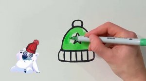 Bolalar uchun Beanie rasm chizish/Drawing Beanie for children/Рисование Шапочка для детей