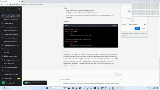 Is there a way around coding in Python without the tab indent  whitespace criteria