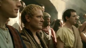 Ганник бьется с завязанными глазами.Спартак Боги арены.