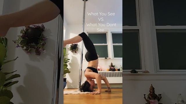 What You See vs What You Don't See ?? #HealingJourney #SpiritualJourney #PoleDance #Goddess