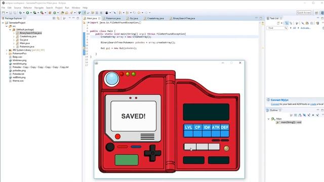 Final Project For Java II Class - Binary Search Tree - JFrame GUI смотреть онлайн