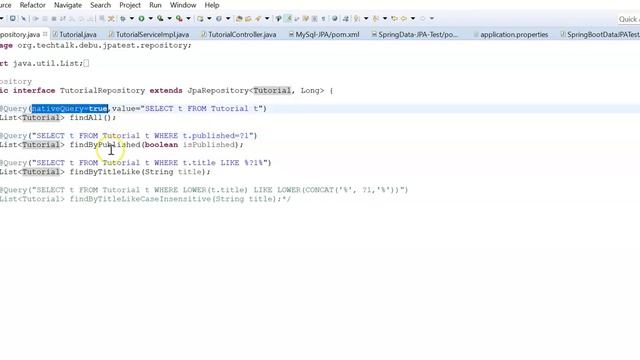 Spring Data JPA Tutorial - How to write custom query using Spring Data JPA | @Query with Springboot смотреть онлайн