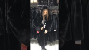 Греческая шуба Manzari Blackglama  120 см