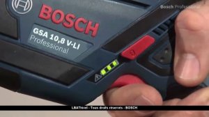 Bosch : Scie sabre sans fil GSA 10,8 V-LI