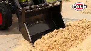 FALK Трактор педальный с прицепом и ковшом- Детки Тойс интернет магазин игрушек