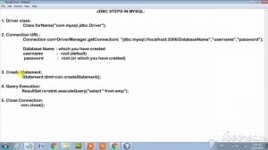 JDBC Java DataBase Connectivity by Neha Saini using Netbeans