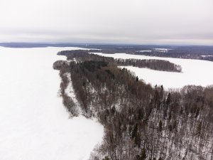 Полет на Учинском водохранилище