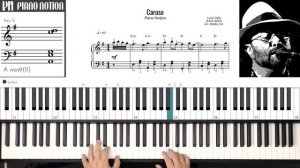 Caruso - Lucio Dalla - Luciano Pavarotti (Sheet Music - Piano Solo - Piano Cover - Tutorial)