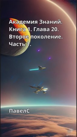 Академия Знаний. Книга 1. Глава 20. Второе поколение. Часть 1.