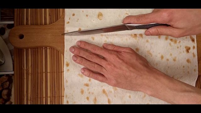 Домашняя  шаверма с КАРТОШКОЙ и курицей.