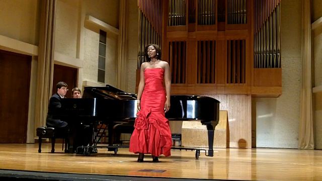 Erica Vernice Simmons singing Depuis le Jour by Gustave Charpentier смотреть онлайн