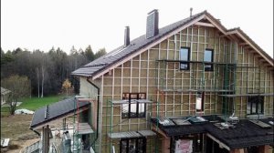 Установка японских панелей KMEW на металлический каркас