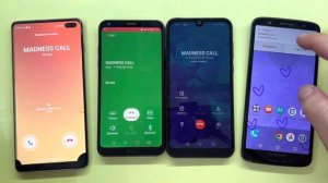 Incoming Call LG Q6 Plus Vs HUAWEI Y5 2019 / Samsung S10+ and Motorola Green Pomelo 1S Outgoing Cal